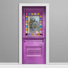 26 Stain Glass Custom Printed Vinyl Door Wrap