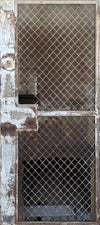 Abandoned Military Metal Screen