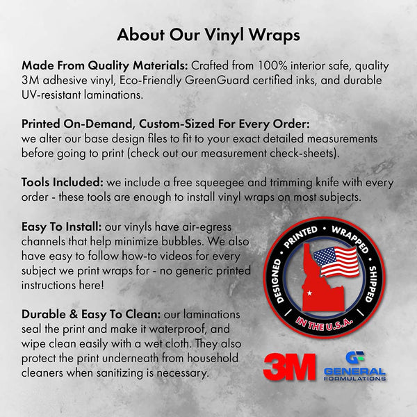 Vintage Storefront Vinyl Door Wrap