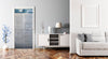Aluminum rivets Blue Strip Vinyl Door wrap no star Living room