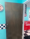Before wrapping Old Screen vinyl door wrap - open door