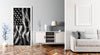 Black & White U.S.A. Flag Custom Printed Door Wrap