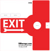 Exit Push Plate Sticker