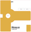 Yellow door handle push plate design template with RMwraps.com branding