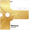 Gold door handle push plate design with 'RMwraps.com' branding on a white background