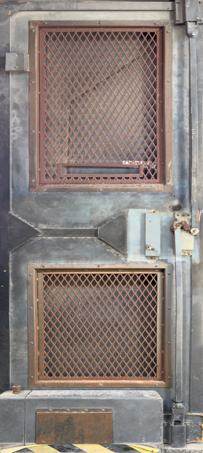 Metal Cargo Plane Door Wrap right side main