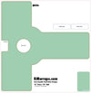 Retro Mint SW 9036 Push Plate Sticker