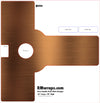 Bronze Push Plate Sticker