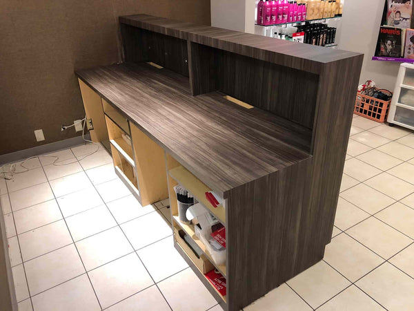 Retail Reception Desk Makeovers - 3 Salon Locations in Washington