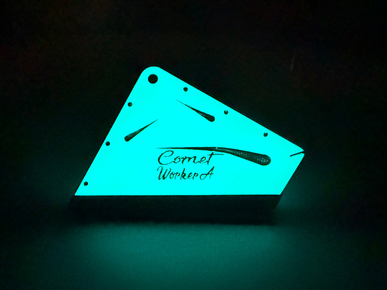 Architectural Film Squeegee Worker A Comet Glowin the Dark