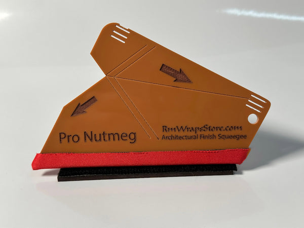 Pro Nutmeg Red micro Felt squeegee