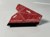 Pro Red Marble Black felt squeegee