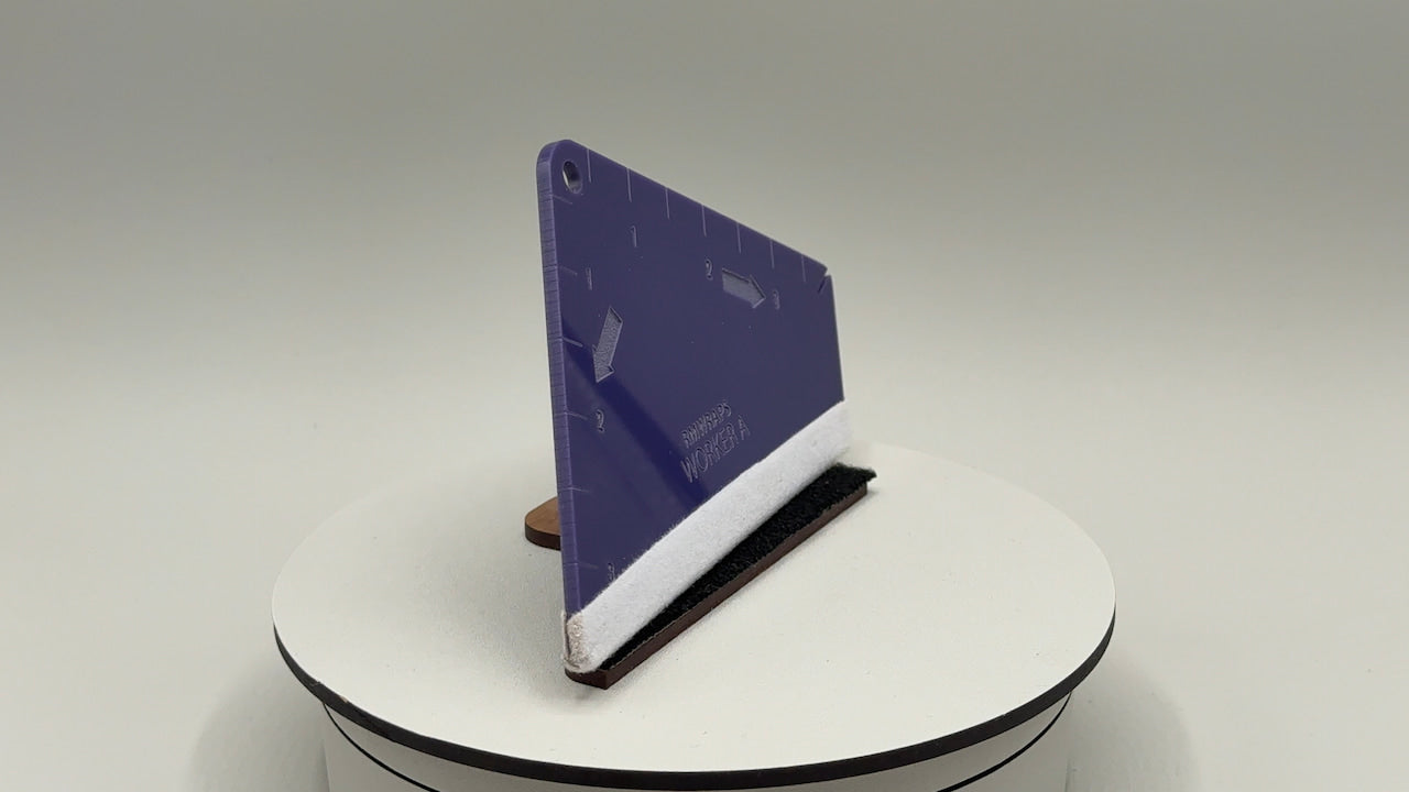 Architectural Film Squeegee Worker A Purple