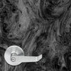 Black Amboyna Burl Wood Slab Vinyl Door Wrap
