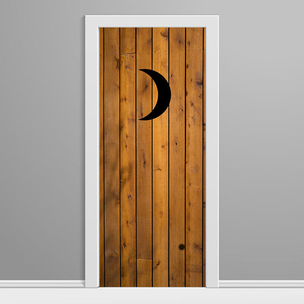 Cedar Wood Planks Custom Printed Door wrap