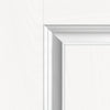White picture frame on a white background
