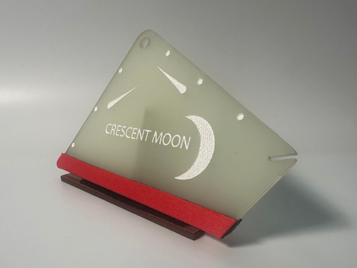 Architectural Film Squeegee Worker A Crescent Moon Glowin the Dark