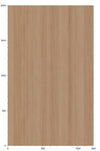 3M Di-Noc Magnolia Wood FW-1129AR Abrasion Resistant Architectural Film Pattern Scale