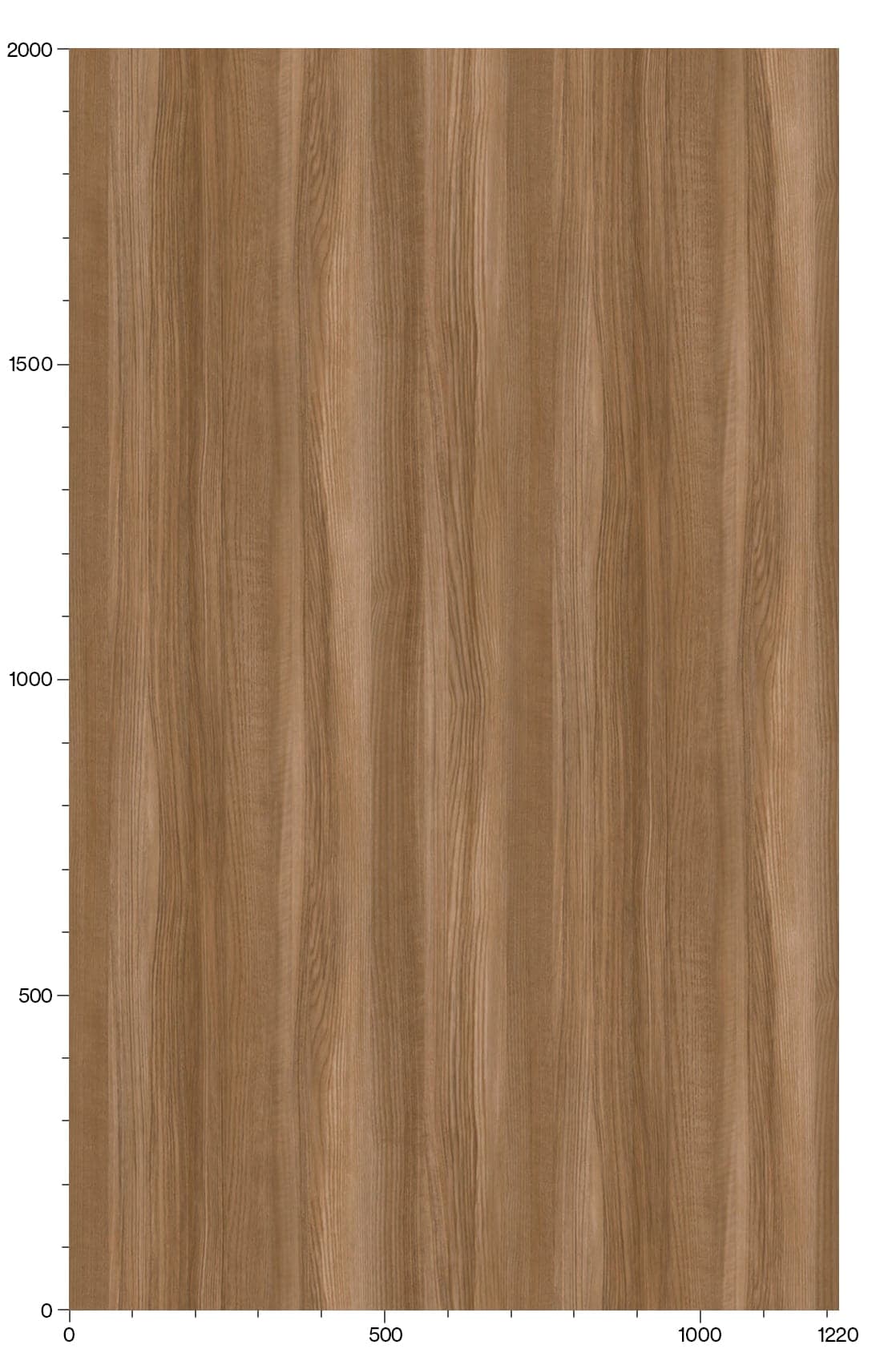 3M Di-Noc Ash FW-1293AR Abrasion Resistant Architectural Film Pattern Scale