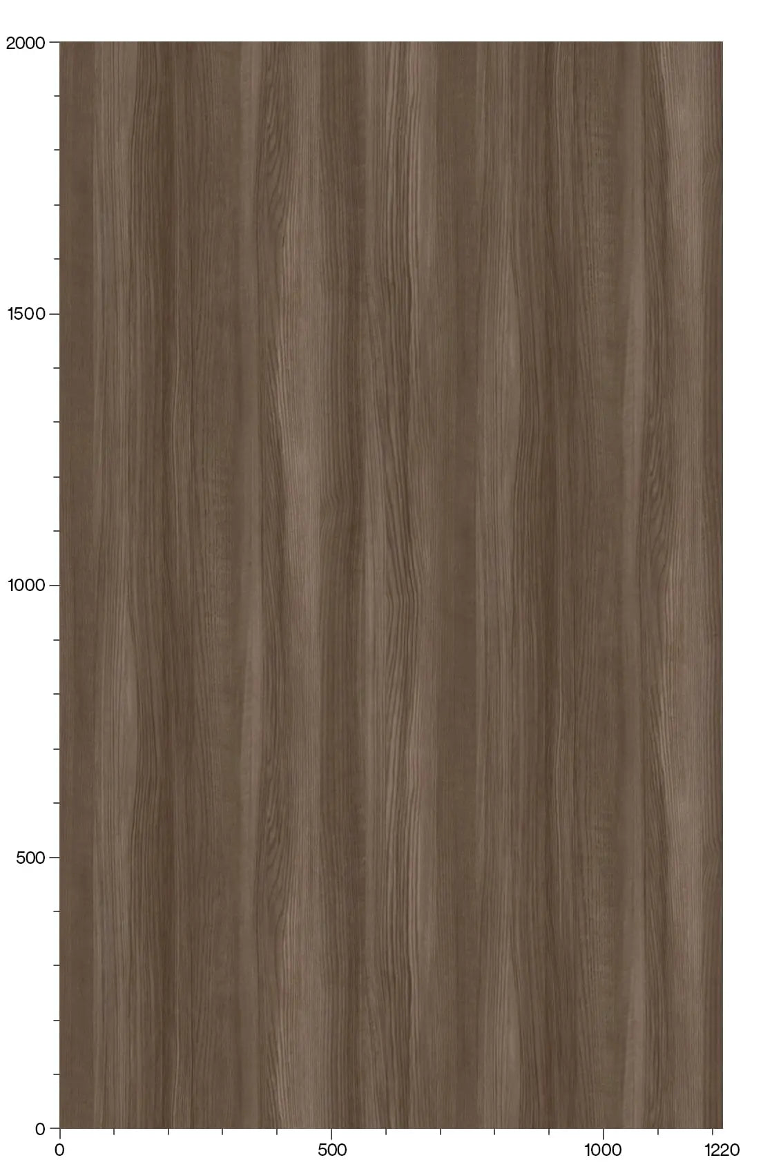 3M Di-Noc Ash FW-1294AR Abrasion Resistant Architectural Film Pattern Scale