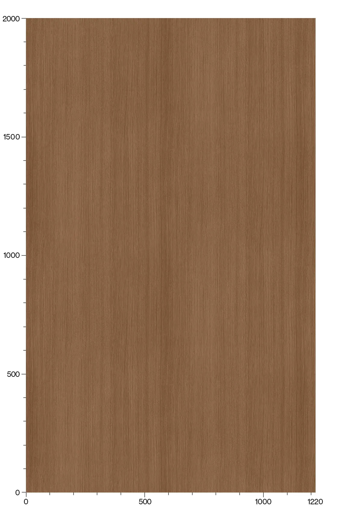 3M Di-Noc Oak FW-236AR Abrasion Resistant Architectural Film Pattern Scale