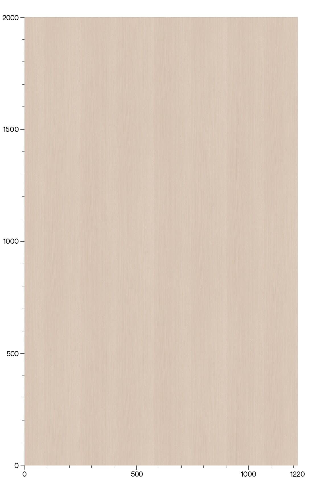 3M Di-Noc Oak FW-7017AR Abrasion Resistant Architectural Film Pattern Scale