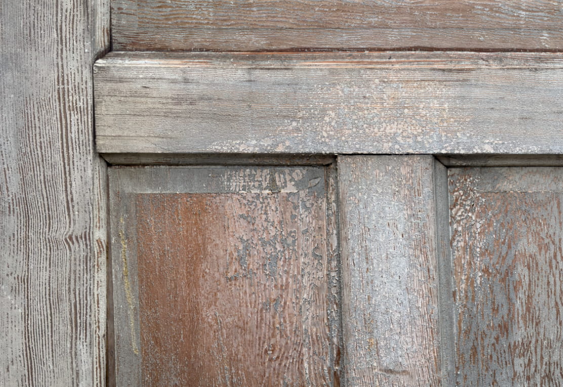 Farmhouse Weathered Wooden Door Wrap Laced