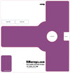 Impulsive Purple SW 6832 Push Plate Sticker