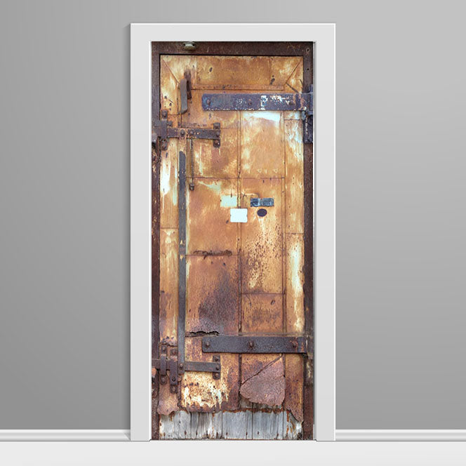 Mill City Rustic Door Wrap Left side