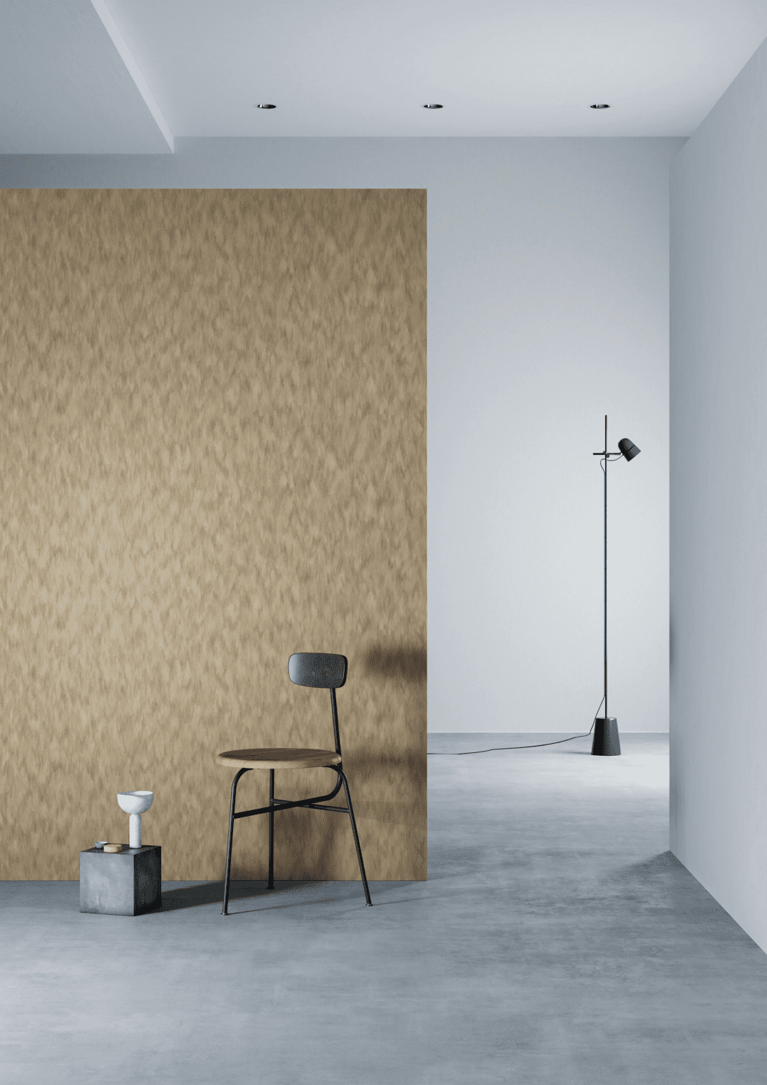 3M Di-Noc Nuno/Textile NU-2178 Architectural Film Wall Mockup