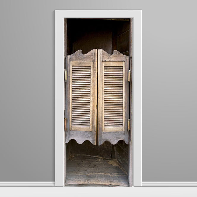 Old Saloon Wooden doors - Door wrap