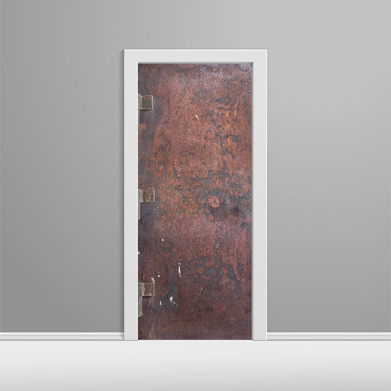 Old Western Bank Vault Metal Custom Printed Door Wrap