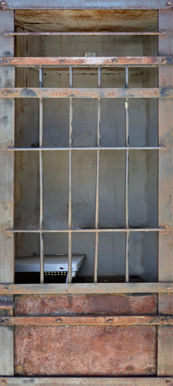Prison Bar Door Wrap Star Main