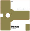 Rural Green SW 6418 Push Plate Sticker