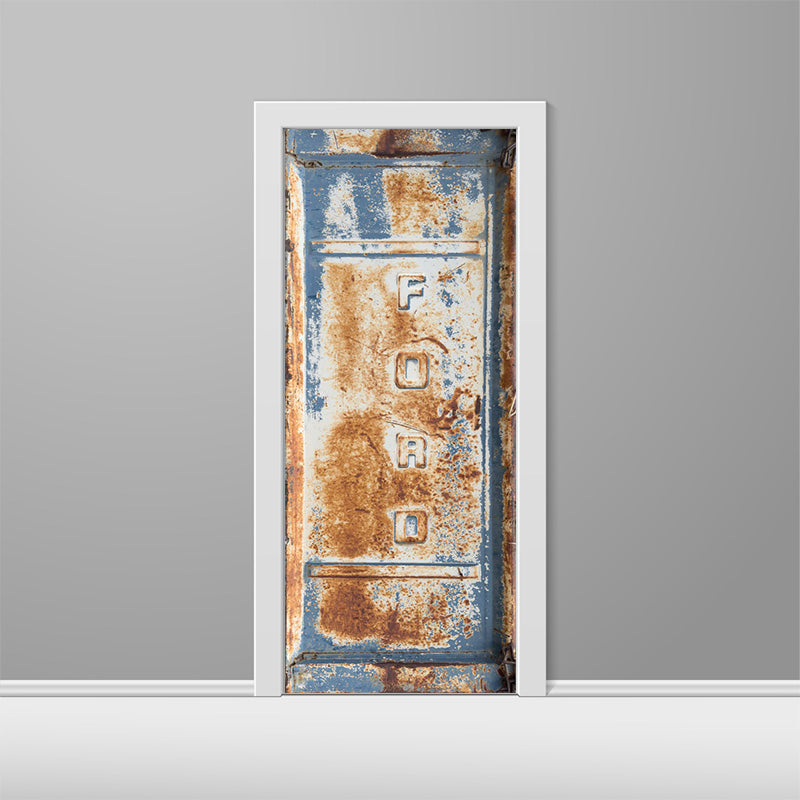 Rustic Tailgate Ford Custom Printed Door Wrap