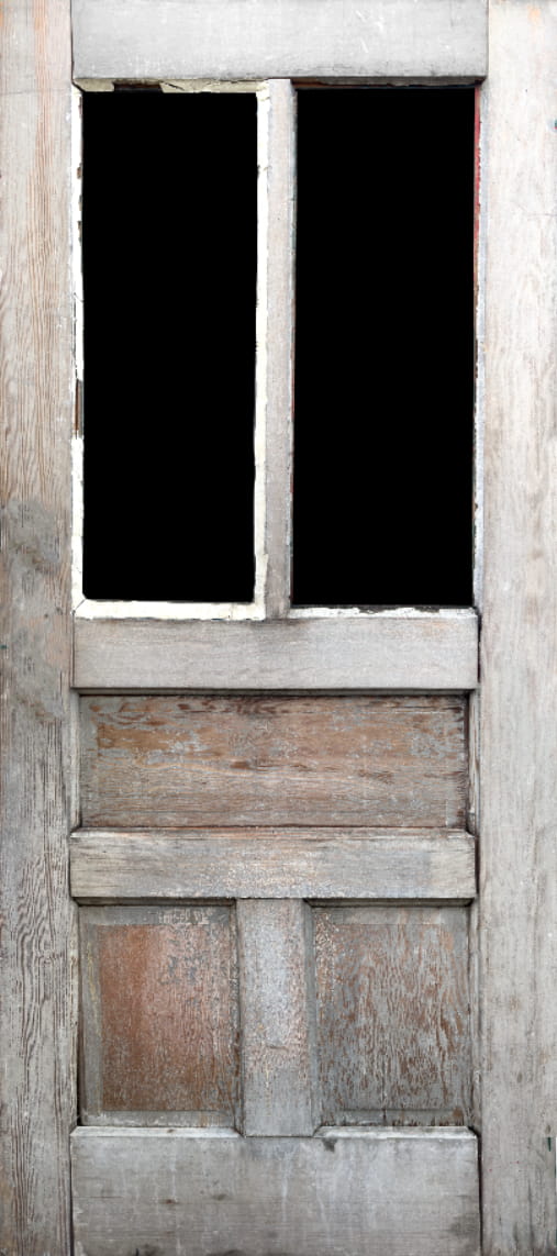 Farmhouse Weathered Wooden Door Wrap Blank
