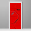 Star Trek Custom Printed Door Wrap Red right