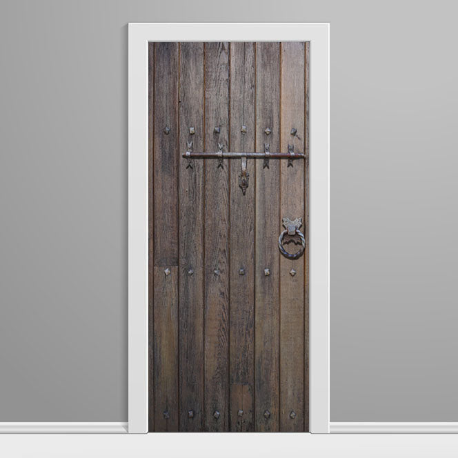 Viking Wooden Custom Printed Door Wrap