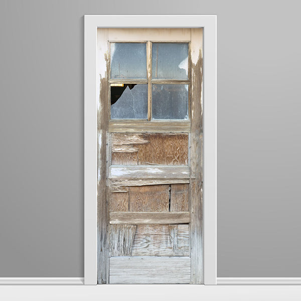 Wendover Abandoned Barracks Wooden left Door 1