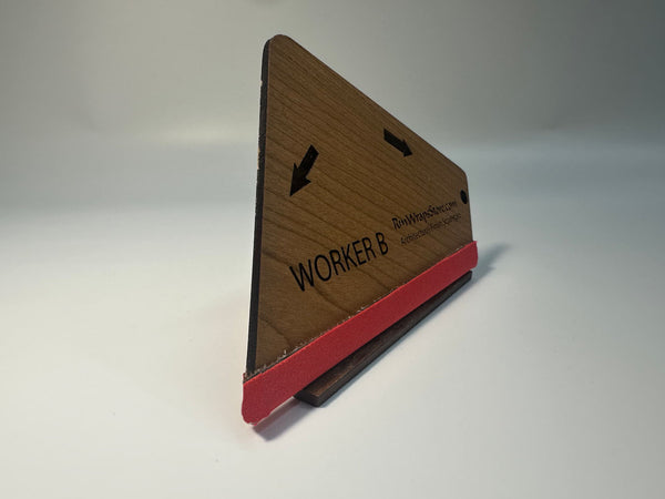 Worker B Cherry Wood Side Squeegee made for Architectural Film