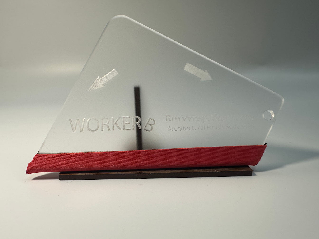 Worker B Ice Squeegee made for Architectural Film