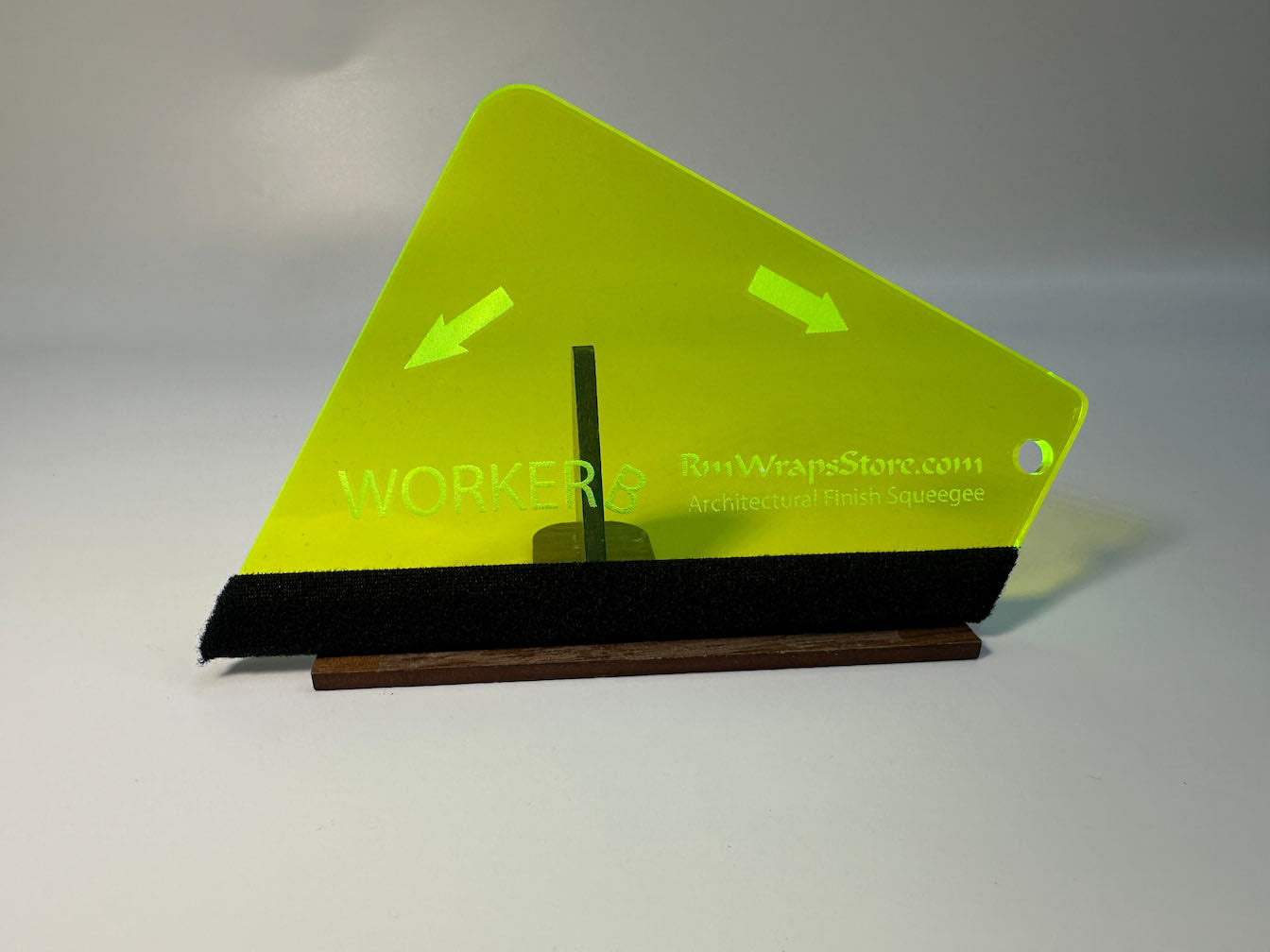 Worker B Nuclear Black felt Squeegee made for Architectural Film