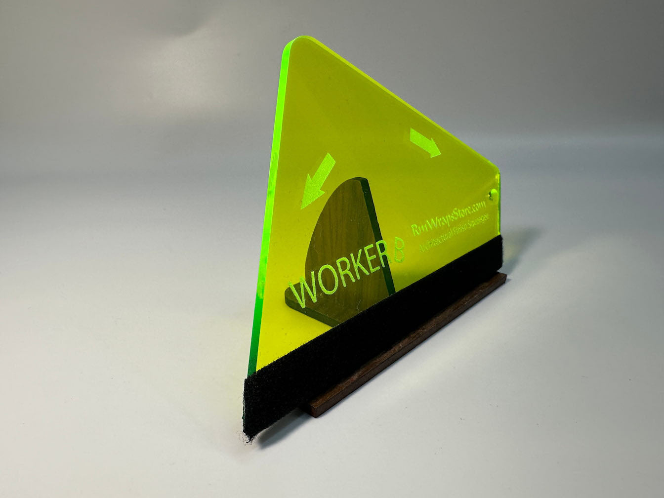 Worker B Nuclear Side Black felt Squeegee made for Architectural Film