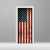 Worn USA Flag Door Wraps