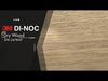 30 second spinner video of a 3M Di-Noc Architectural Finish pattern applied to a compound 3D surface to show how it is applicable to complex shapes and how its surface finish interacts with overhead lighting. 