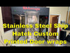 Stainless steel Ship Hatch Custom Printed Door wrap