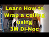 Part 2 video of wrapping a ceiling with 3M DI-Noc FW-1257