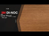 30 second spinner video of a 3M Di-Noc Architectural Finish pattern applied to a compound 3D surface to show how it is applicable to complex shapes and how its surface finish interacts with overhead lighting. 